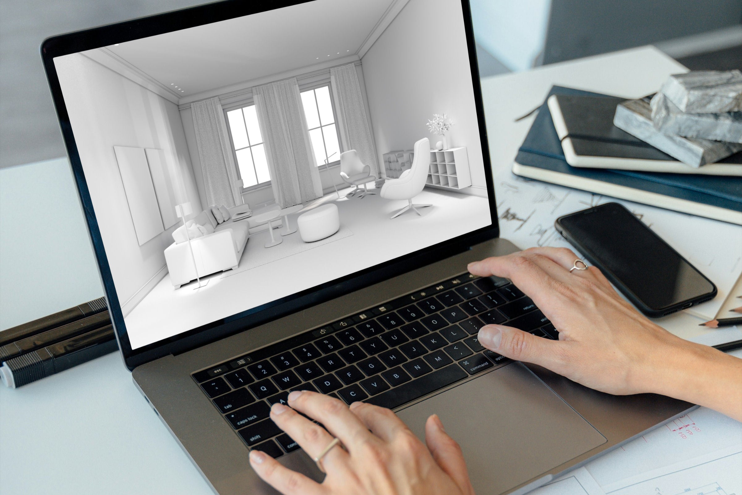 3D Interior Design Models for Rendering